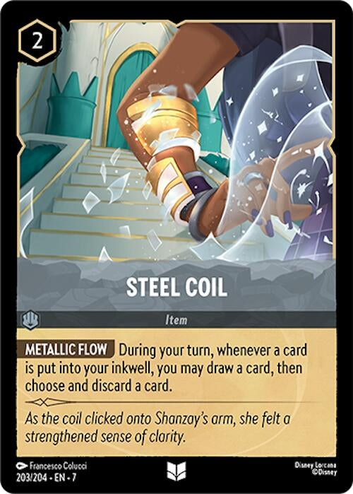 Image for Steel Coil (203/204) (Archazia's Island) (7) - Disney Lorcana