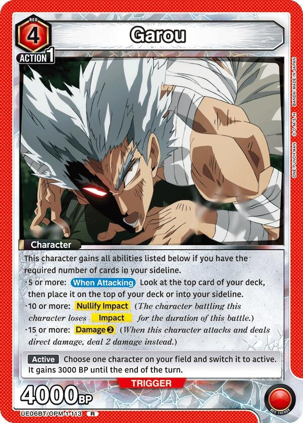 Image for Garou (113) (UE06BT/OPM-1-113) (UE06BT: One Punch Man) (UE06BT) - Union Arena