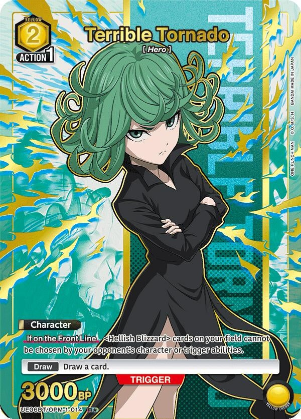 Image for Terrible Tornado (014) (R*) (UE06BT/OPM-1-014) (UE06BT: One Punch Man) (UE06BT) - Union Arena