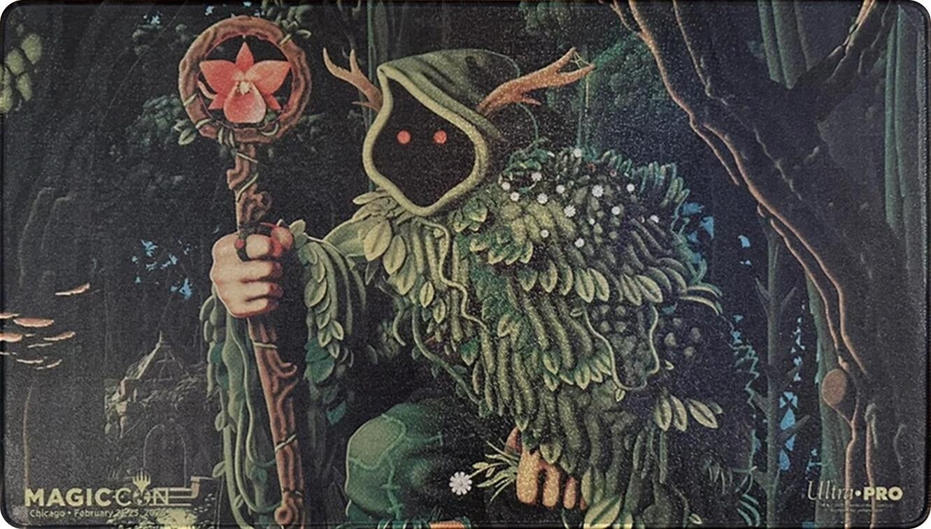 Image for MagicCon Chicago 2025 Ultra Pro Exclusive Playmat for Magic: The Gathering - Questing Druid - Playmats