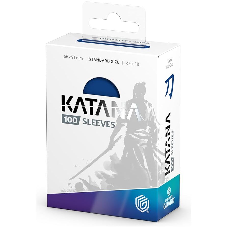 Ultimate Guard Katana Standard Size Sleeves Blue Bird (100) - PokeBox USA