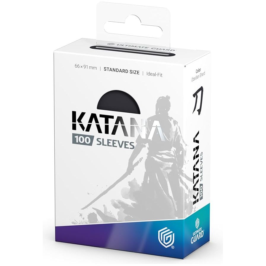 Ultimate Guard Katana Standard Size Sleeves Obsidian Shard (100) - PokeBox USA
