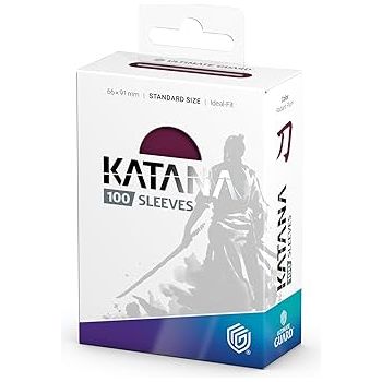 Ultimate Guard Katana Standard Size Sleeves Radiant Plum - PokeBox USA