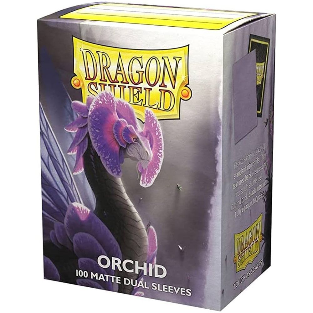 Dragon Shield - Standard 'Orchid' DUAL Matte Sleeves 100 pack - PokeBox USA