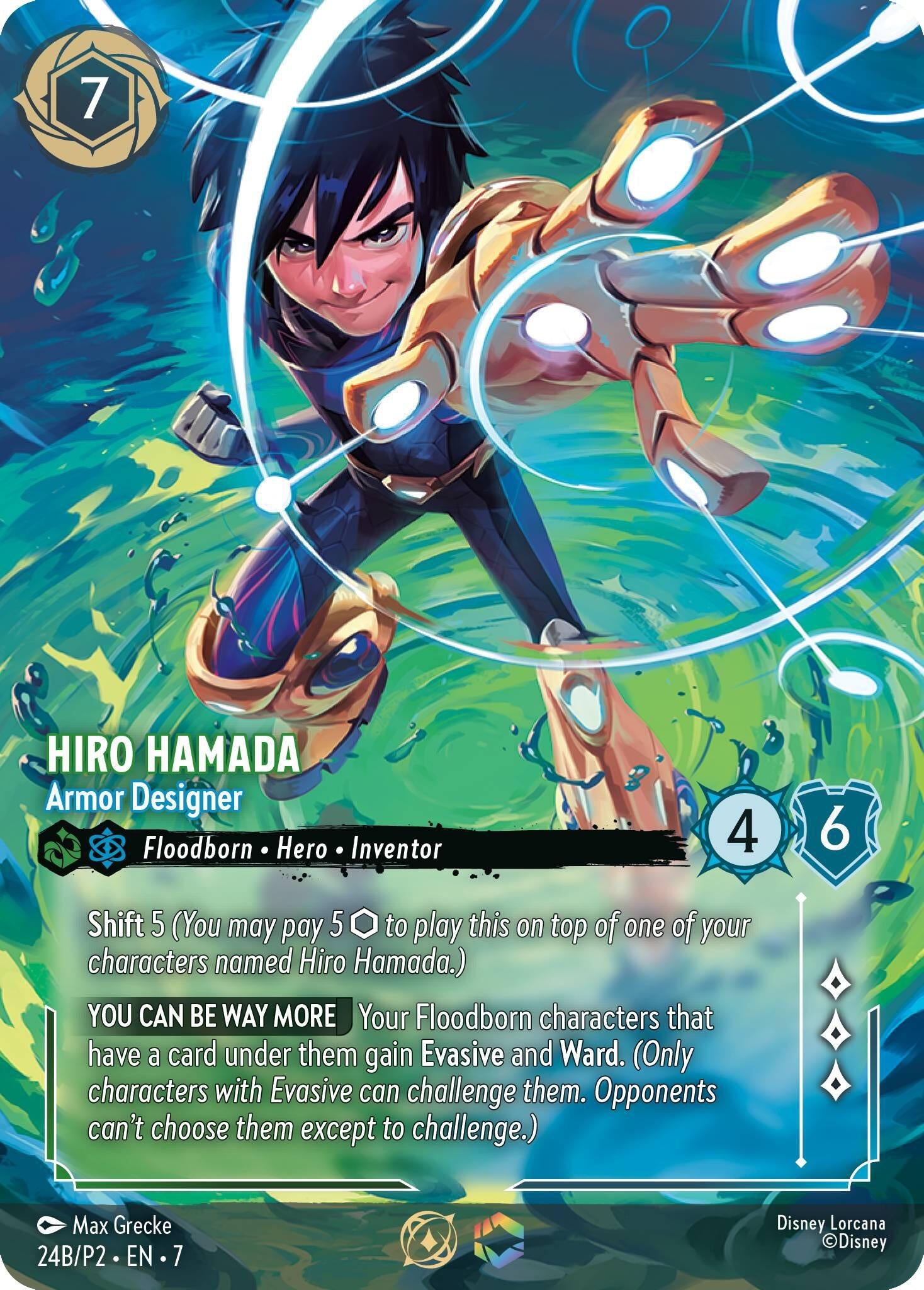 Image for Hiro Hamada - Armor Designer (Store Championship) (24B) (Disney Lorcana Promo Cards) (DLPC) - Disney Lorcana