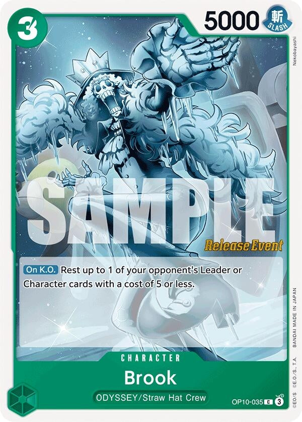 Image for Brook (035) (OP10-035) (Royal Blood Release Event Cards) (OP10 RE) - One Piece Card Game