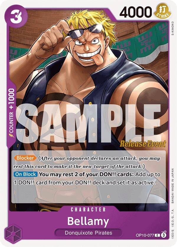 Image for Bellamy (OP10-077) (Royal Blood Release Event Cards) (OP10 RE) - One Piece Card Game