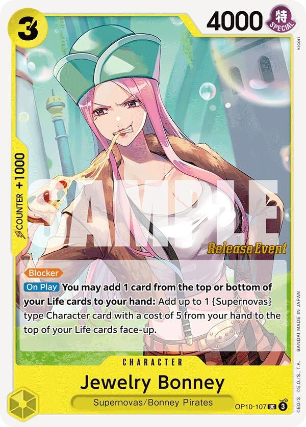 Image for Jewelry Bonney (OP10-107) (Royal Blood Release Event Cards) (OP10 RE) - One Piece Card Game