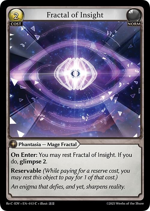 Image for Fractal of Insight (013) (Diao Chan Re: Collection, Idyll Corsage) (IDLCRS) - Grand Archive TCG