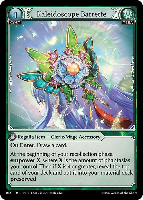 Image for Kaleidoscope Barrette (011) (Diao Chan Re: Collection, Idyll Corsage) (IDLCRS) - Grand Archive TCG