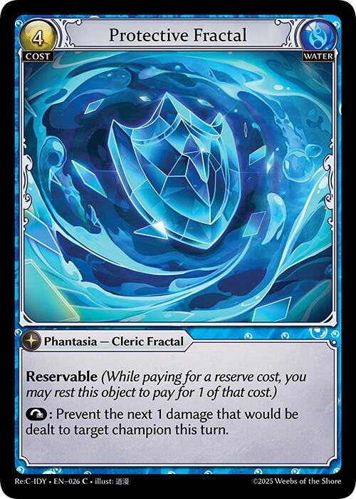Image for Protective Fractal (026) (Diao Chan Re: Collection, Idyll Corsage) (IDLCRS) - Grand Archive TCG