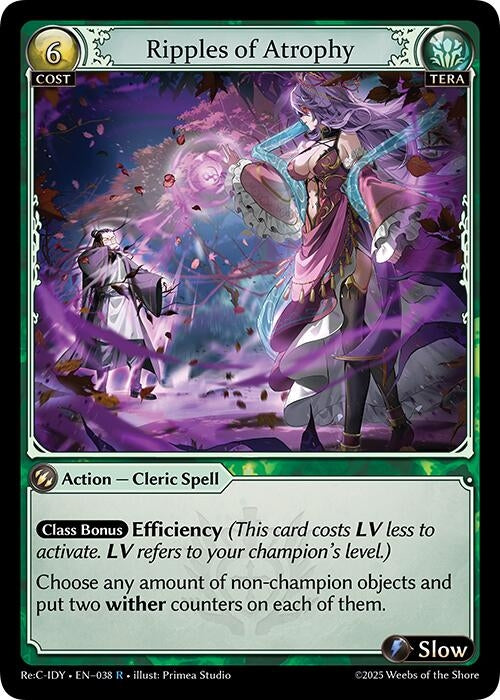 Image for Ripples of Atrophy (038) (Diao Chan Re: Collection, Idyll Corsage) (IDLCRS) - Grand Archive TCG