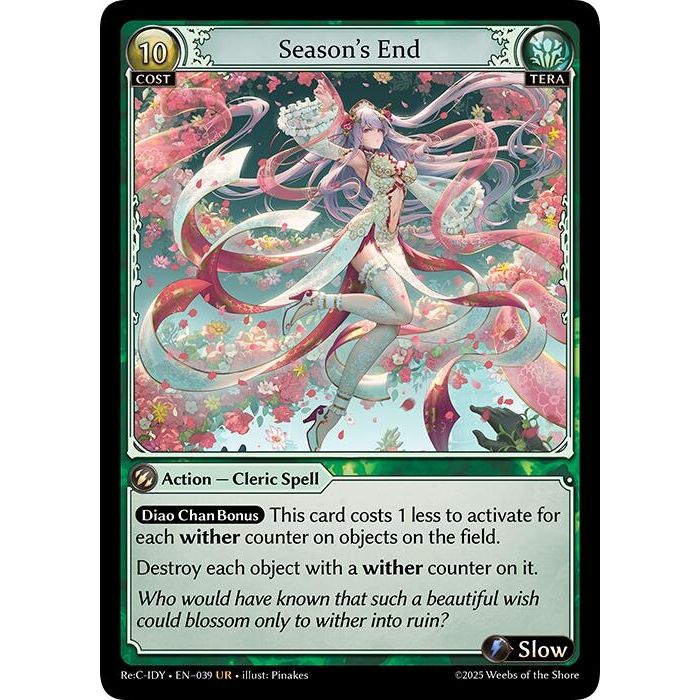 Season's End (039) (Diao Chan Re: Collection, Idyll Corsage) - PokeBox USA