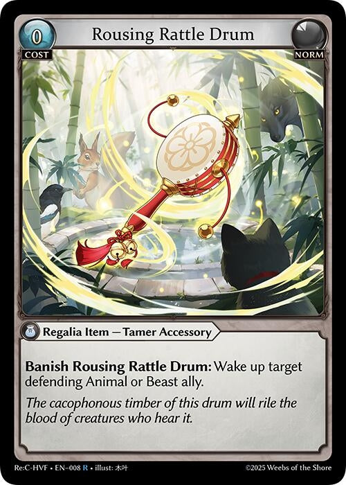 Image for Rousing Rattle Drum (008) (Guo Jia Re: Collection, Heaven’s Favored) (HVNFV) - Grand Archive TCG