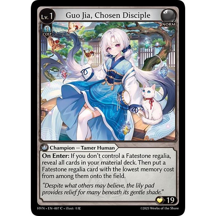 Image for Guo Jia, Chosen Disciple (007) (Abyssal Heaven) - Grand Archive TCG