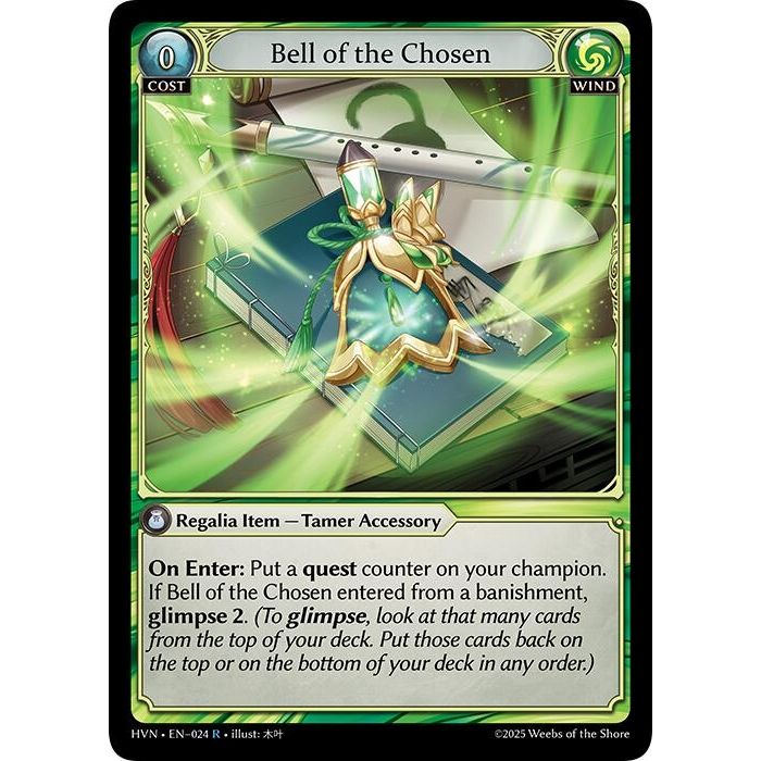 Image for Bell of the Chosen (024) (Abyssal Heaven) - Grand Archive TCG