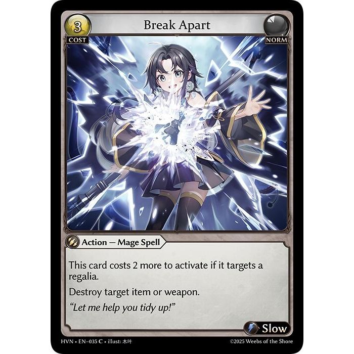 Image for Break Apart (035) (Abyssal Heaven) - Grand Archive TCG