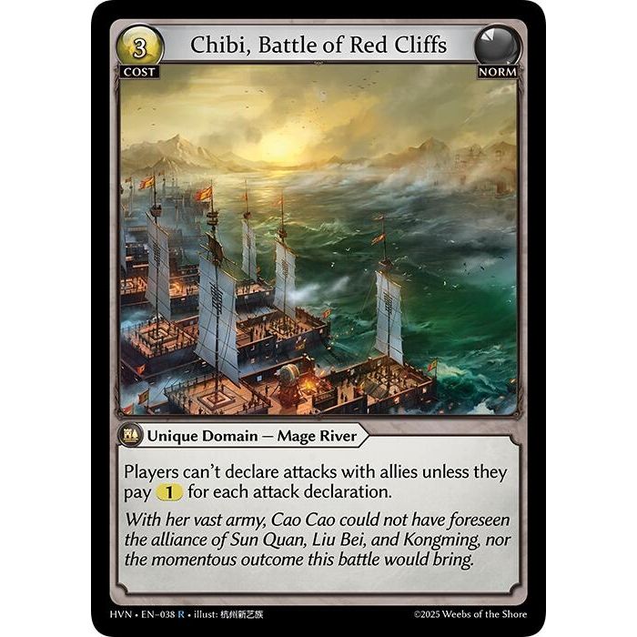 Image for Chibi, Battle of Red Cliffs (038) (Abyssal Heaven) - Grand Archive TCG