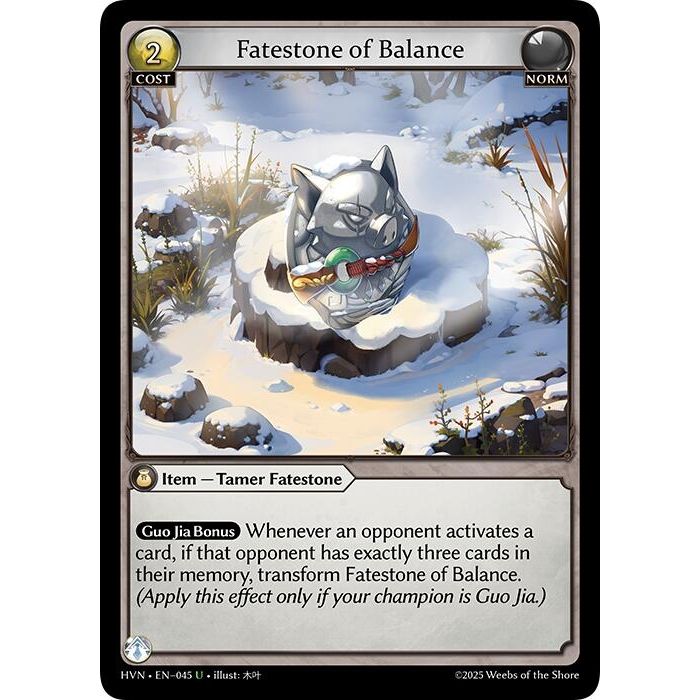 Image for Fatestone of Balance // Woodland Shoats (045) (Abyssal Heaven) - Grand Archive TCG