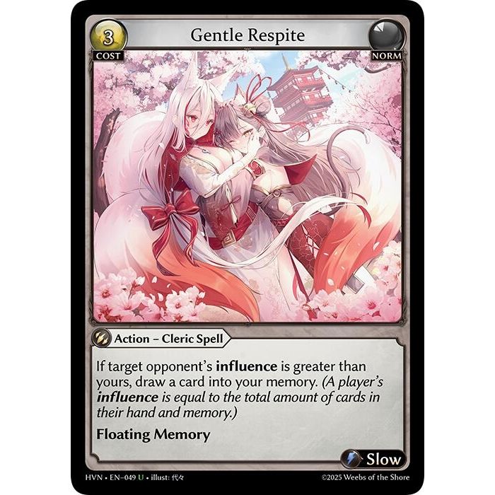 Image for Gentle Respite (049) (Abyssal Heaven) - Grand Archive TCG