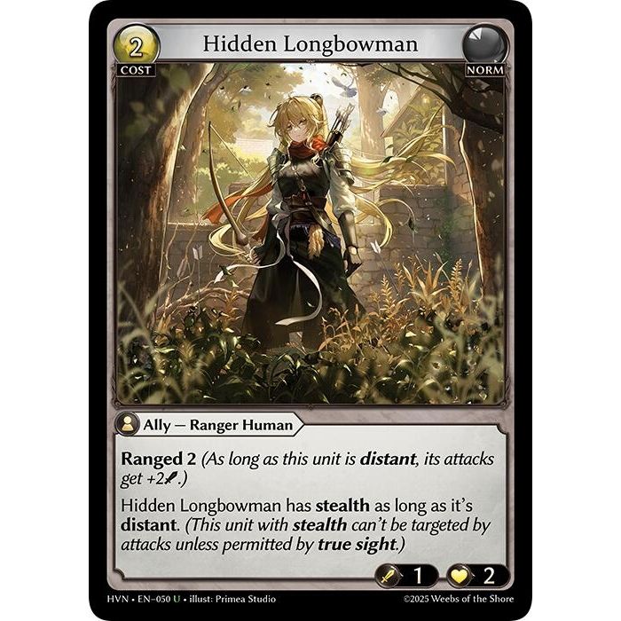 Image for Hidden Longbowman (050) (Abyssal Heaven) - Grand Archive TCG