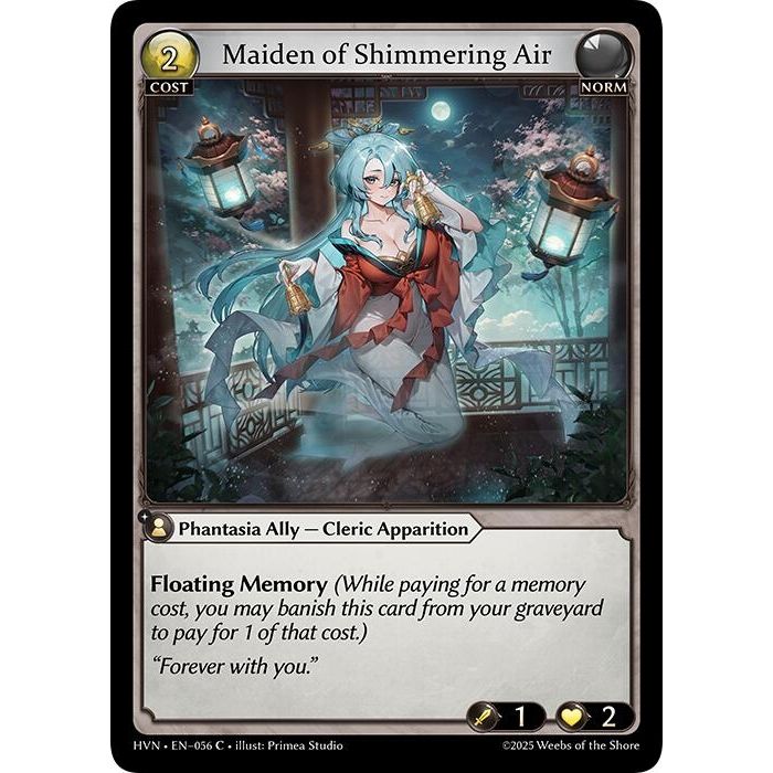 Image for Maiden of Shimmering Air (056) (Abyssal Heaven) - Grand Archive TCG