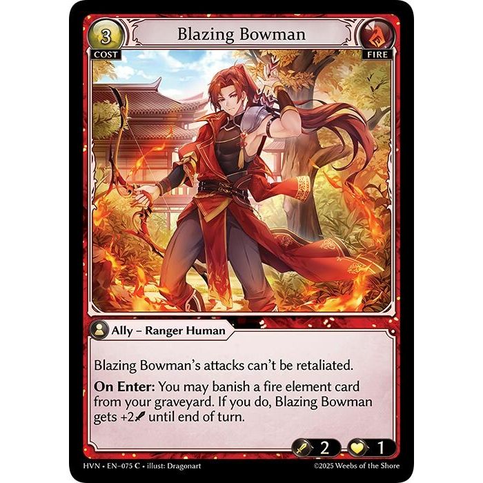Image for Blazing Bowman (075) (Abyssal Heaven) - Grand Archive TCG