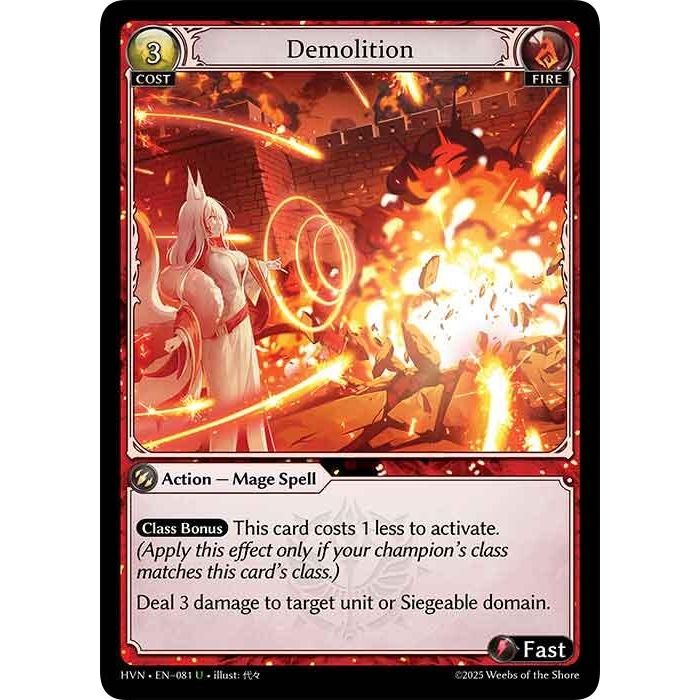Image for Demolition (081) (Abyssal Heaven) - Grand Archive TCG