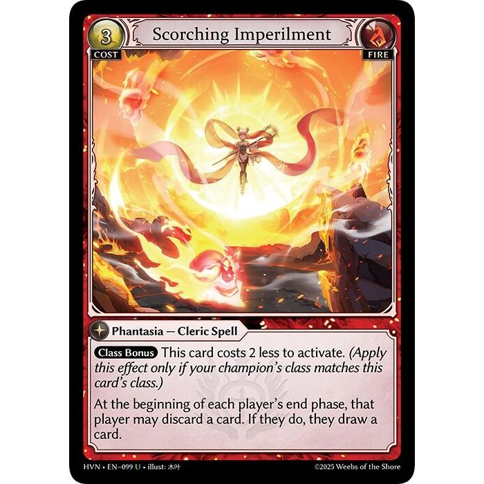 Image for Scorching Imperilment (099) (Abyssal Heaven) - Grand Archive TCG