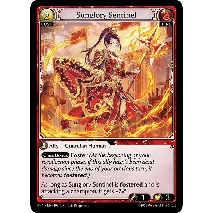 Image for Sunglory Sentinel (106) (Abyssal Heaven) - Grand Archive TCG