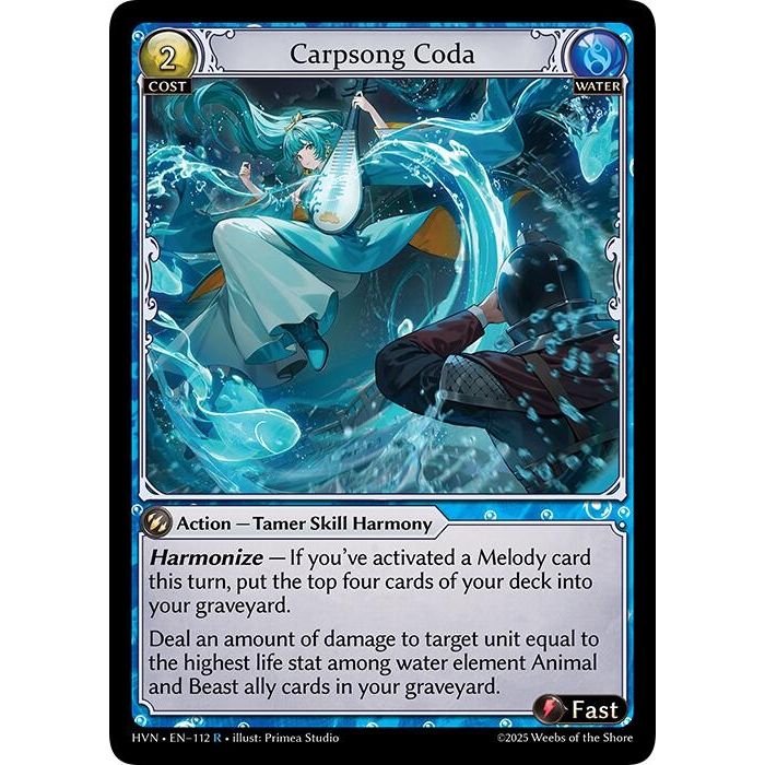 Image for Carpsong Coda (112) (Abyssal Heaven) - Grand Archive TCG
