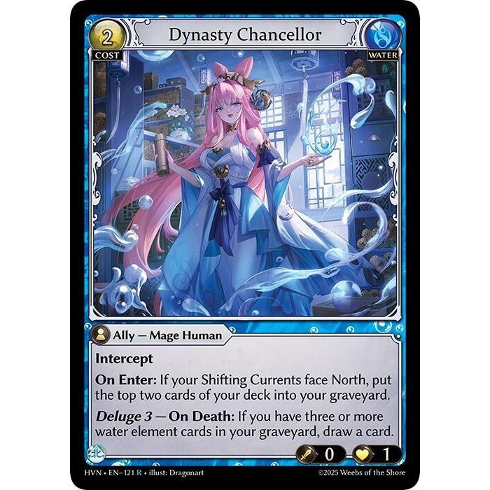 Image for Dynasty Chancellor (121) (Abyssal Heaven) - Grand Archive TCG