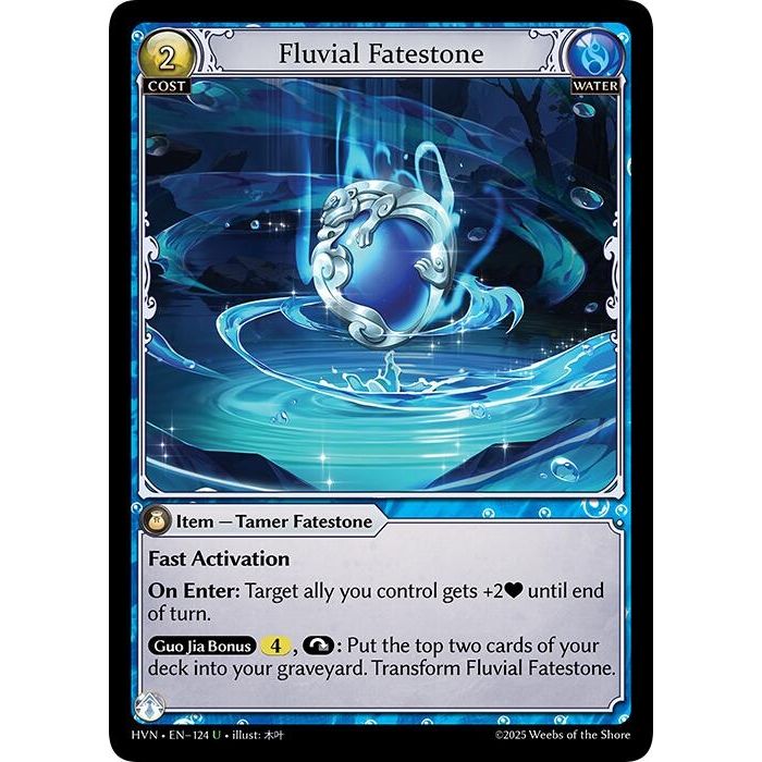 Image for Fluvial Fatestone // Mocking Otter (124) (Abyssal Heaven) - Grand Archive TCG