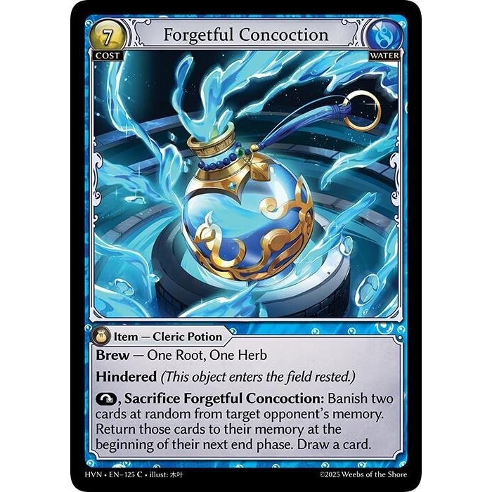 Image for Forgetful Concoction (125) (Abyssal Heaven) - Grand Archive TCG