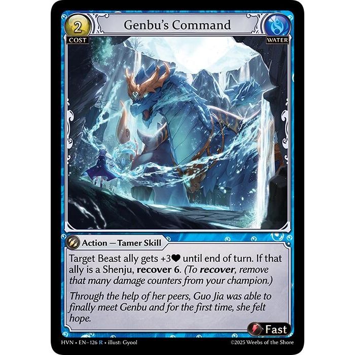 Image for Genbu's Command (126) (Abyssal Heaven) - Grand Archive TCG