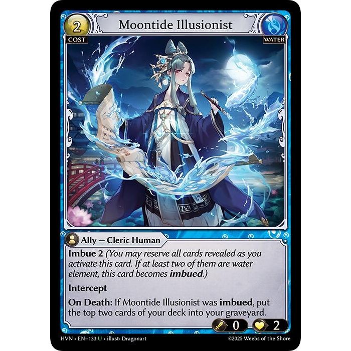 Image for Moontide Illusionist (133) (Abyssal Heaven) - Grand Archive TCG