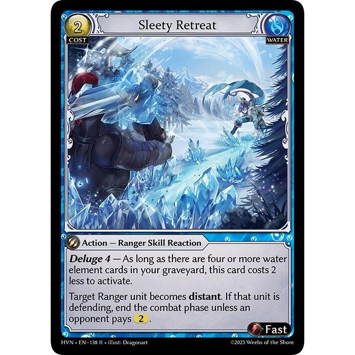 Image for Sleety Retreat (138) (Abyssal Heaven) - Grand Archive TCG
