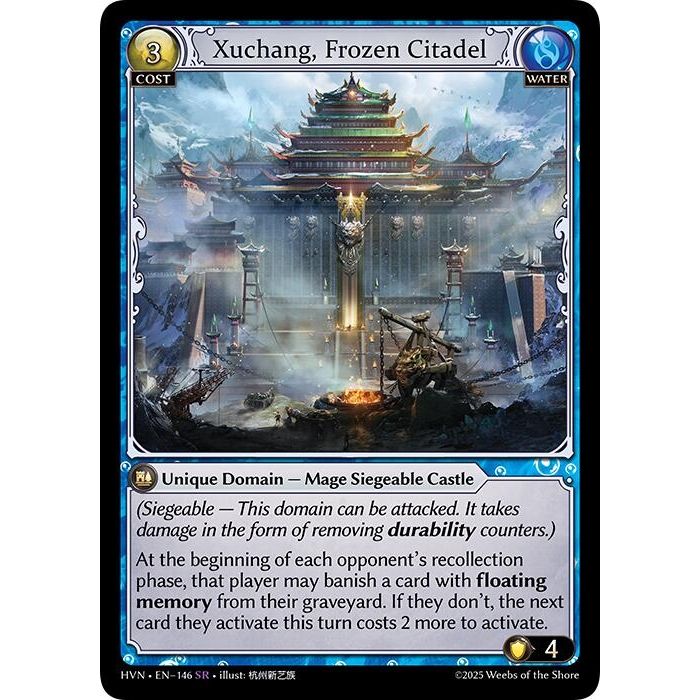 Image for Xuchang, Frozen Citadel (146) (Abyssal Heaven) - Grand Archive TCG