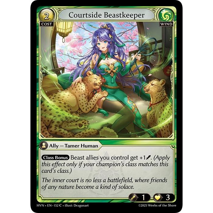 Image for Courtside Beastkeeper (152) (Abyssal Heaven) - Grand Archive TCG