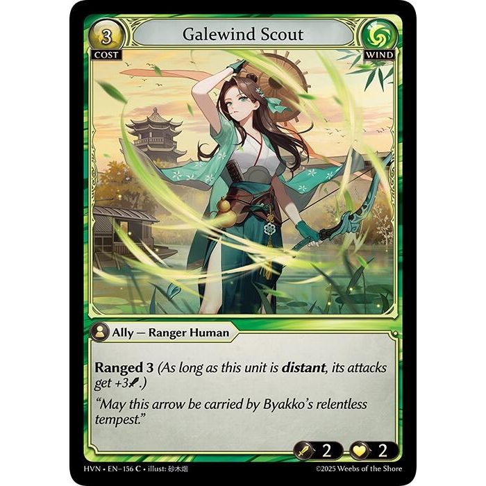Image for Galewind Scout (156) (Abyssal Heaven) - Grand Archive TCG
