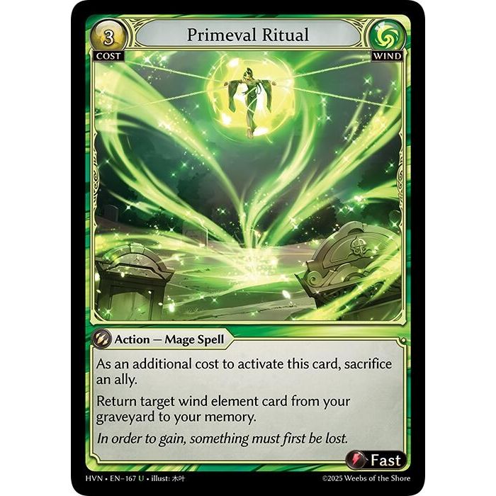 Image for Primeval Ritual (167) (Abyssal Heaven) - Grand Archive TCG