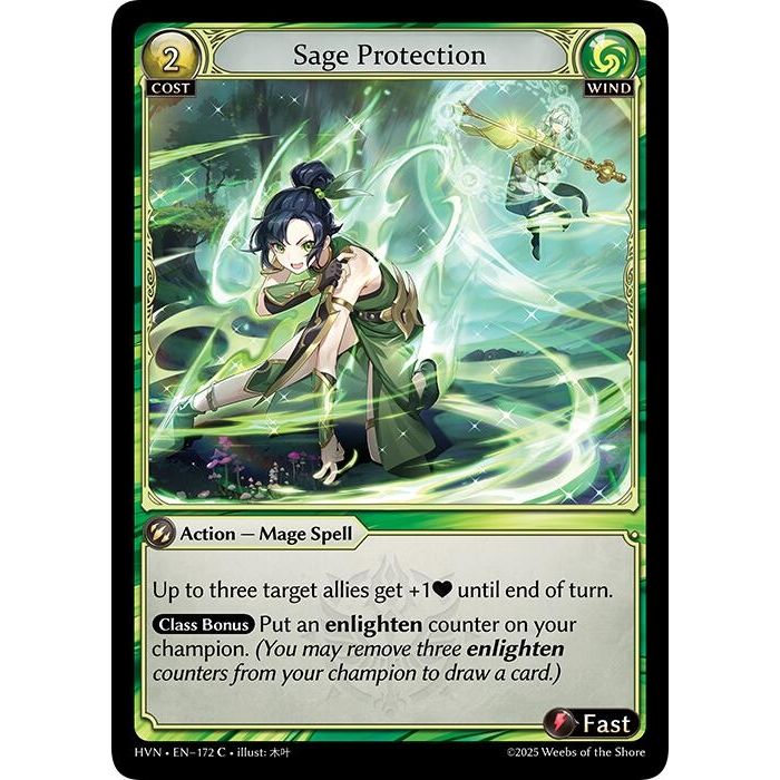 Image for Sage Protection (172) (Abyssal Heaven) - Grand Archive TCG