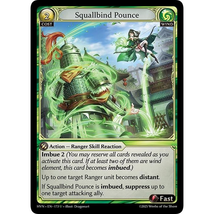 Image for Squallbind Pounce (173) (Abyssal Heaven) - Grand Archive TCG