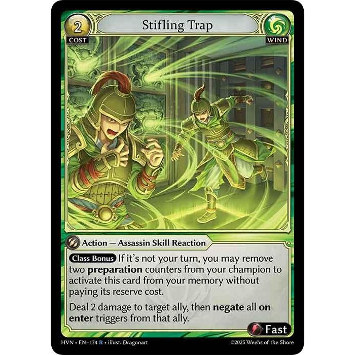 Image for Stifling Trap (174) (Abyssal Heaven) - Grand Archive TCG