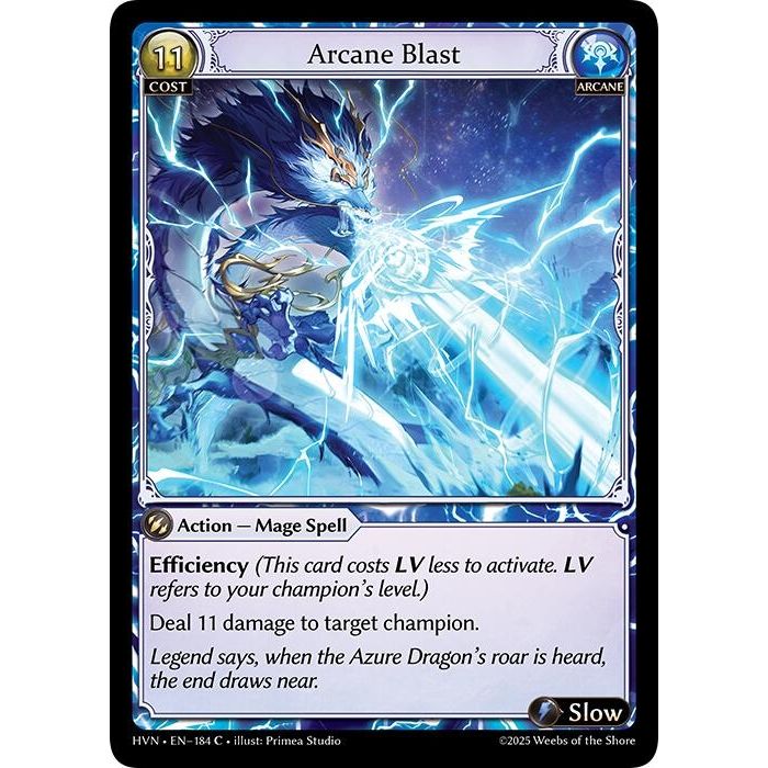 Image for Arcane Blast (184) (Abyssal Heaven) - Grand Archive TCG