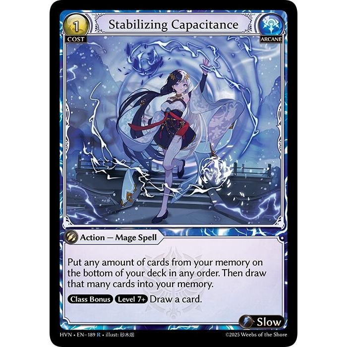 Image for Stabilizing Capacitance (189) (Abyssal Heaven) - Grand Archive TCG