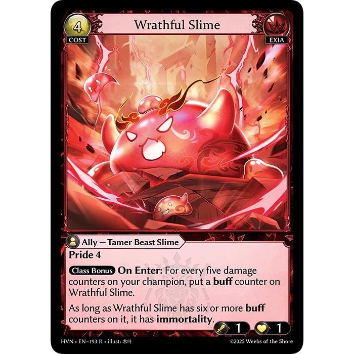 Image for WrathfulSlime (193) (Abyssal Heaven) - Grand Archive TCG