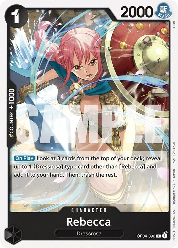 Image for Rebecca (Tournament Pack 2025 Vol. 2) (OP04-092) (One Piece Promotion Cards) (OP-PR) - One Piece Card Game