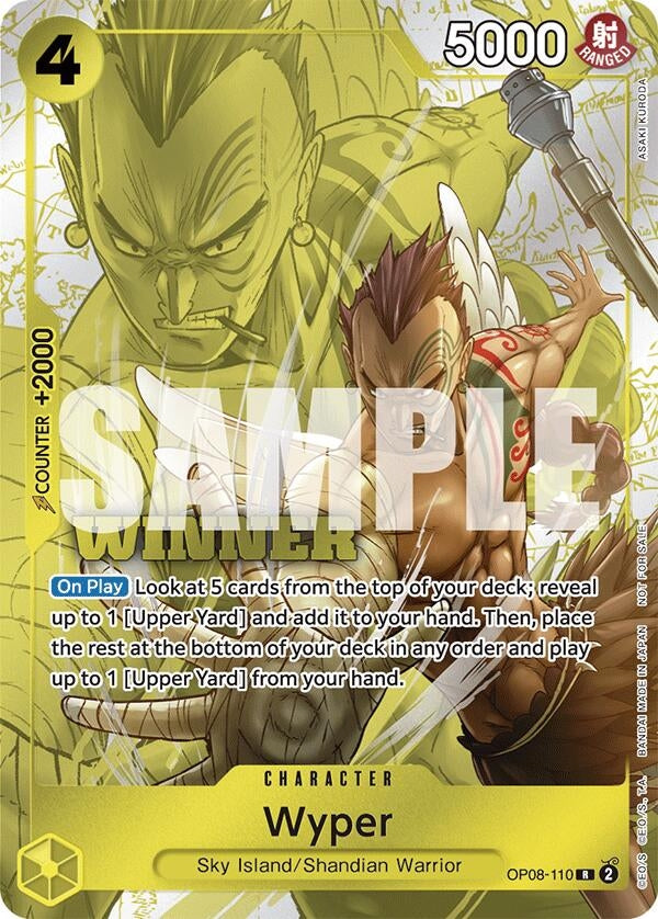Image for Wyper (Winner Pack 2025 Vol. 2) (OP08-110) (One Piece Promotion Cards) (OP-PR) - One Piece Card Game