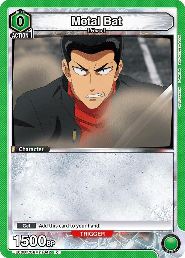 Image for Metal Bat (042) (Box Topper Foil) (UE06BT/OPM-1-042) (UE06BT: One Punch Man) (UE06BT) - Union Arena